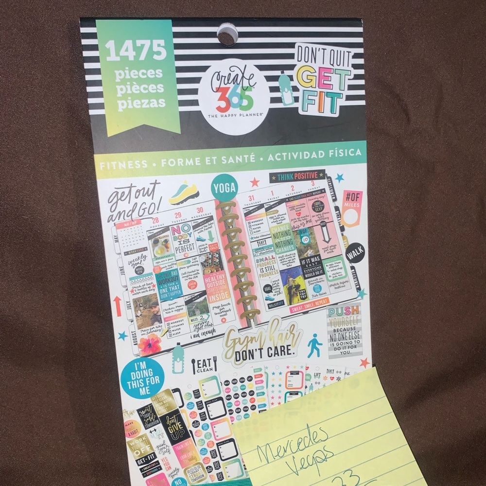 Happy Planner FITNESS Stickers